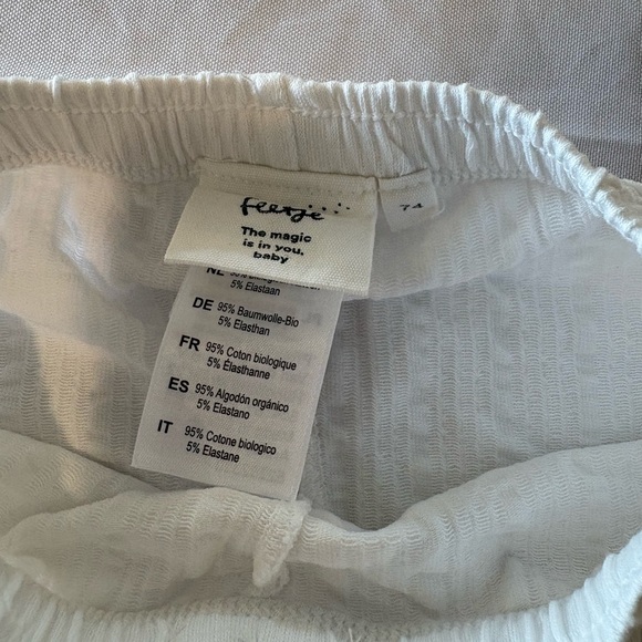 Feetje baby girl eyelet dress, legging, socks and headband 4 piece set 9m EUC - Picture 9 of 12